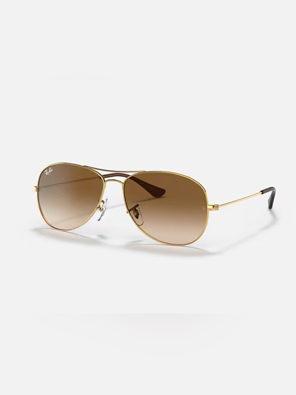 Authentic Unisex Ray-Ban RB3362 Cockpit 001/51 Gold Brown Gradient